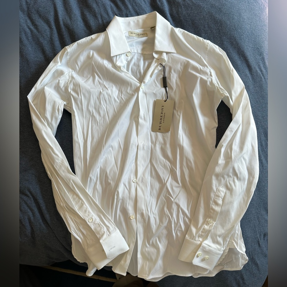 Burberry Mens Slim Fit Dress Shirt size 39EU